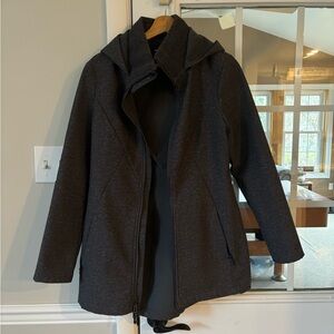 Champion Women's Dark Gray Hooded Jacket